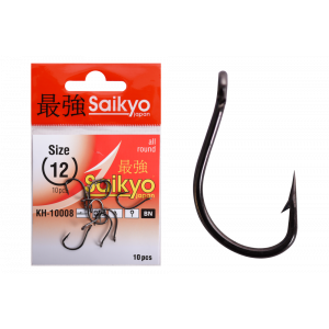Крючки Saikyo KH-10008 Idumezina BN №12 (10шт) Крючки Saikyo KH-10008 Idumezina BN №12 (10шт)