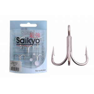 Крючки Saikyo тройн.7056TN 3X № 1 (5шт) Крючки Saikyo тройн.7056TN 3X № 1 (5шт)